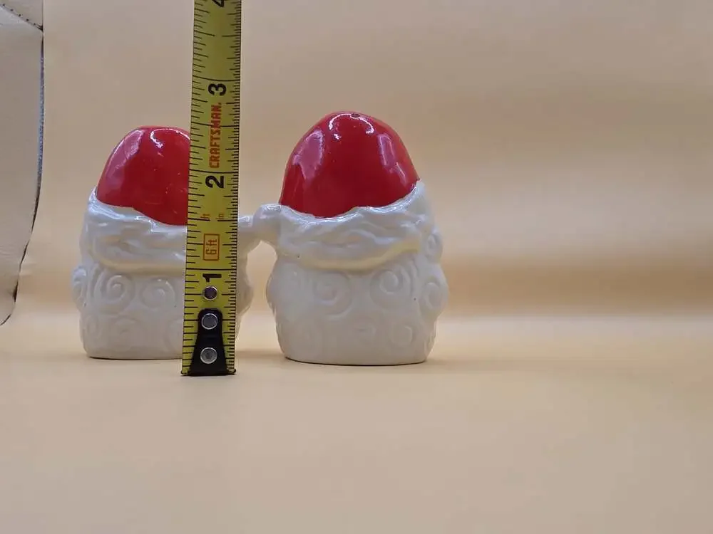 Vintage Holt Howard Santa Christmas Salt Pepper Shakers Japan MCM
